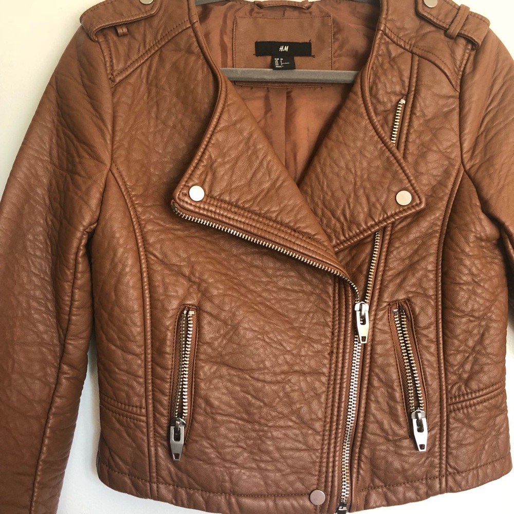 H&M Brown Leather Jacket